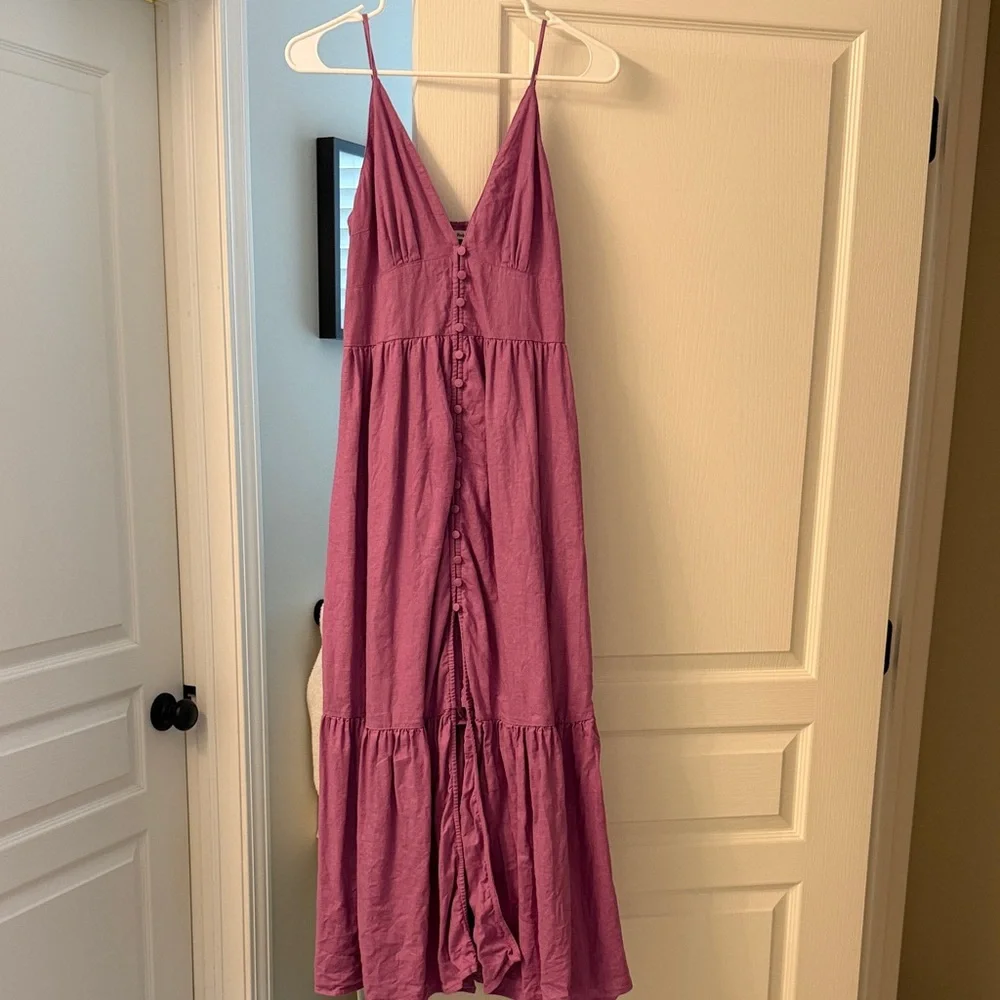 Abercrombie & Fitch Purple Maxi Dress